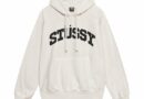 STUSSY BLOCK SPORT HOODIE WHITE