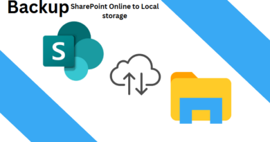 backup sharepoint online to local storage