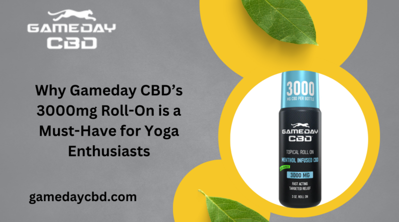 CBD Roll-On for yoga enthusiasts