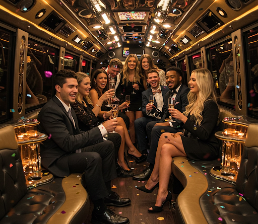 wedding Party Bus service near me